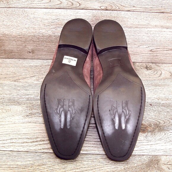 $795 Scarpe DI BIANCO Montello Monkstrap 11.5 M Brn Suede SC445 * add $15 Trees main image 15